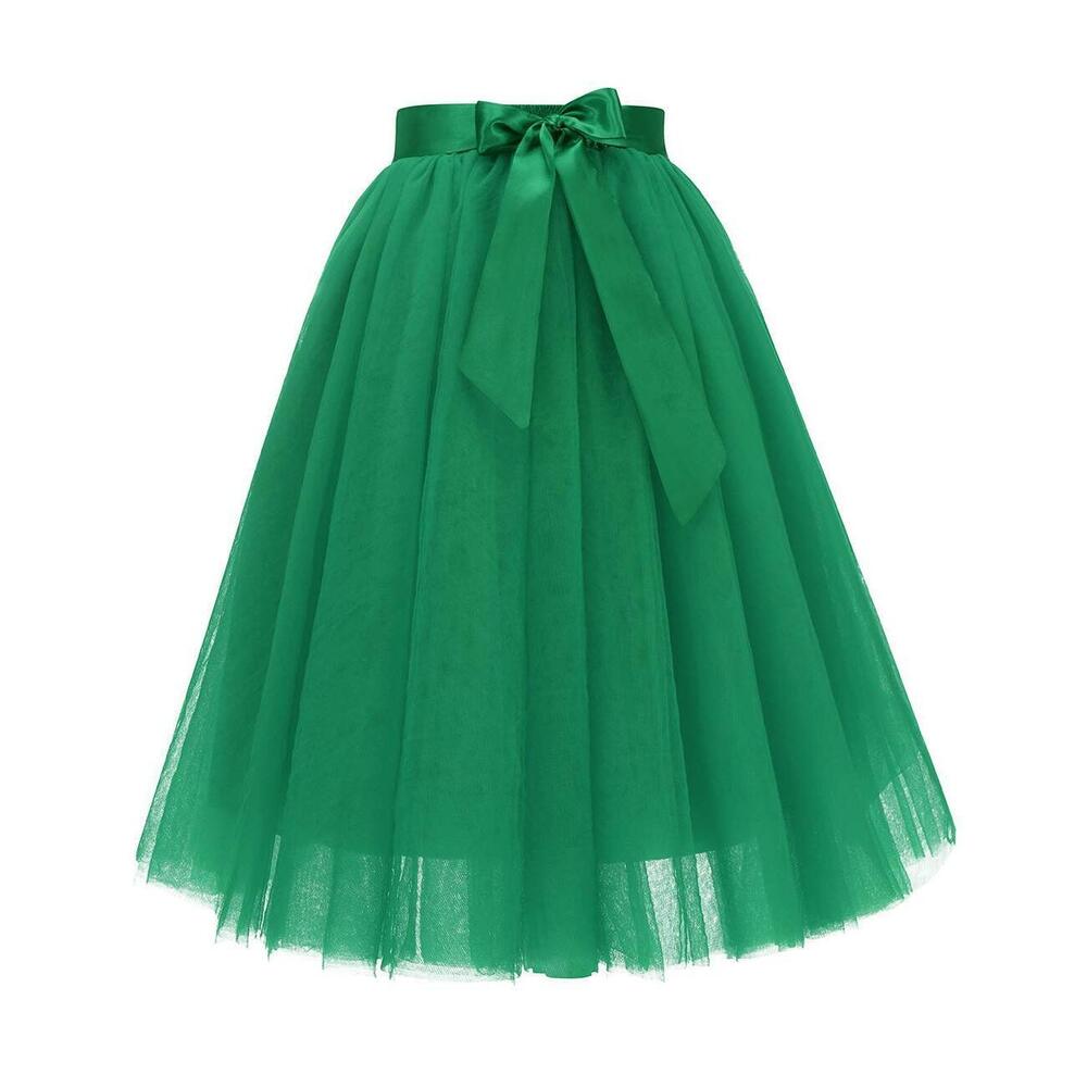 1297 Homecoming Tulle Skirt for Teens Long Tutu Prom Party Dress A line